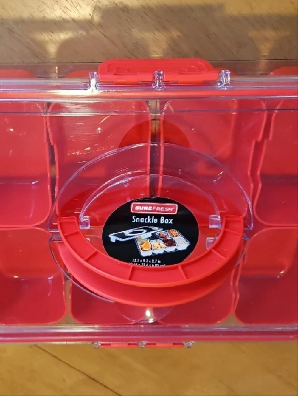 Snack & Meal Organizer Box by - Red